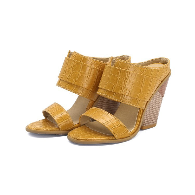 Thick Bottom Wedge Sandals