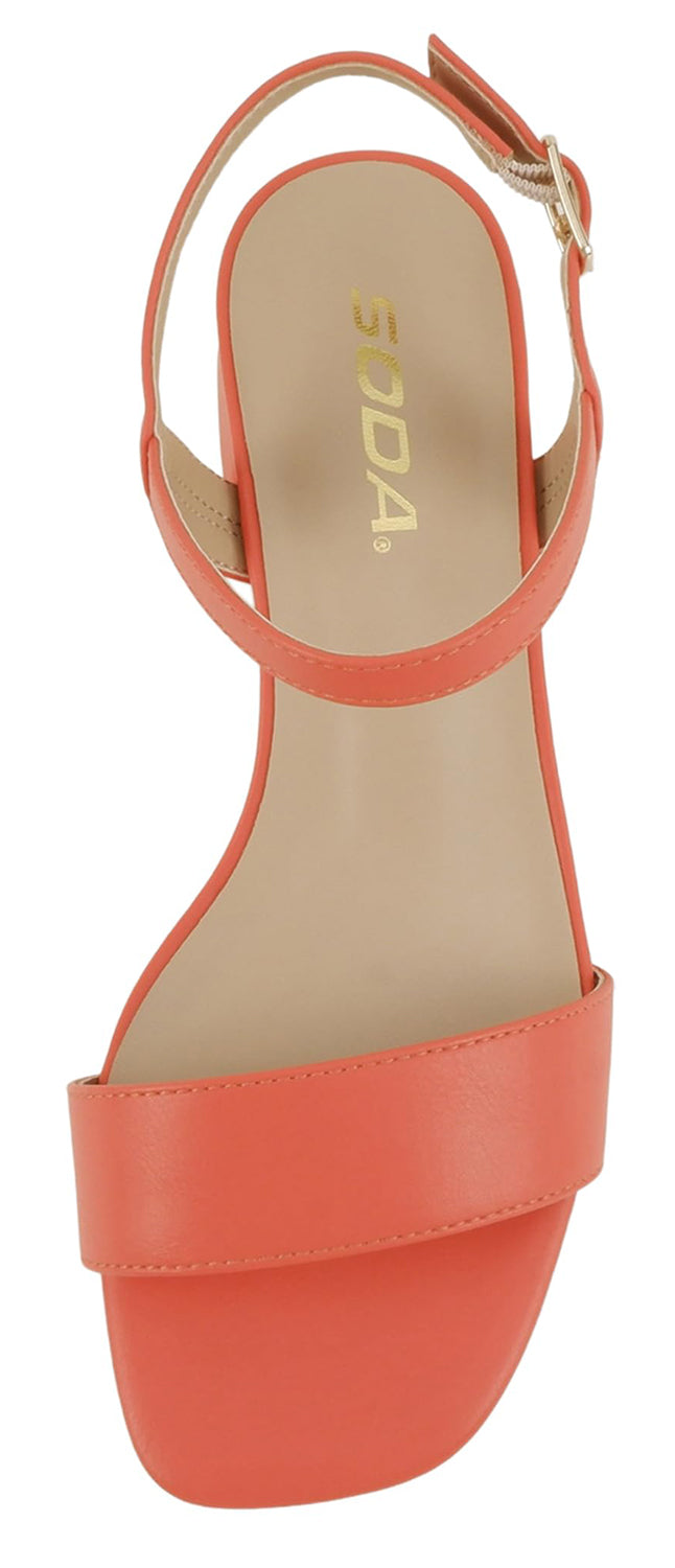 The Episode- S Orange Sandals