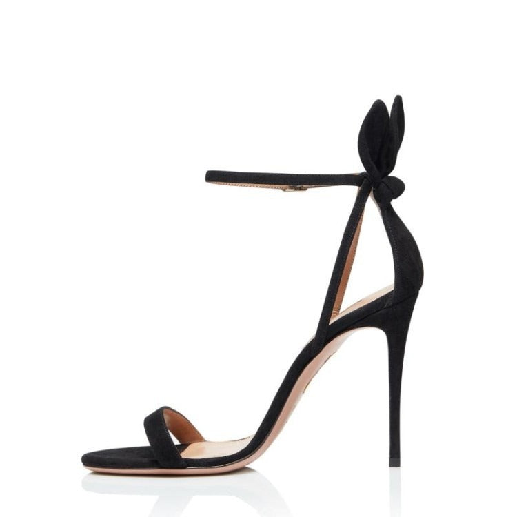 European and American Fashion Sandals, Thin Heeled Rabbit Ear Sandals, Womens Shoes