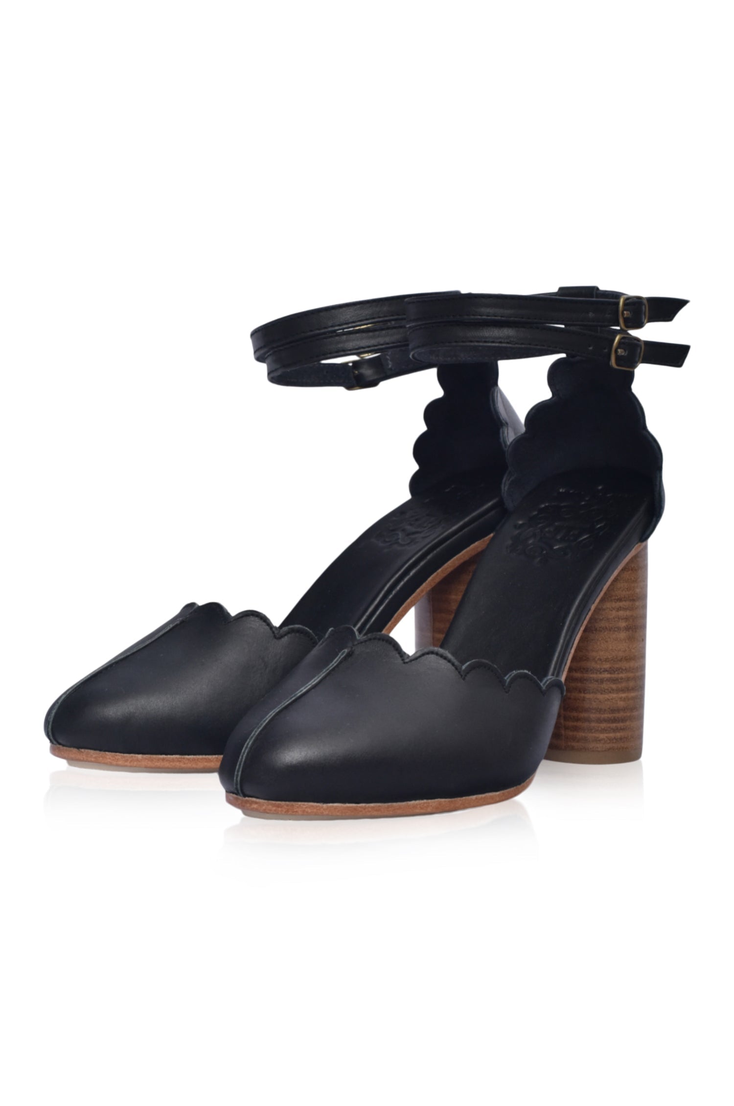 The Flamingo Leather Heels