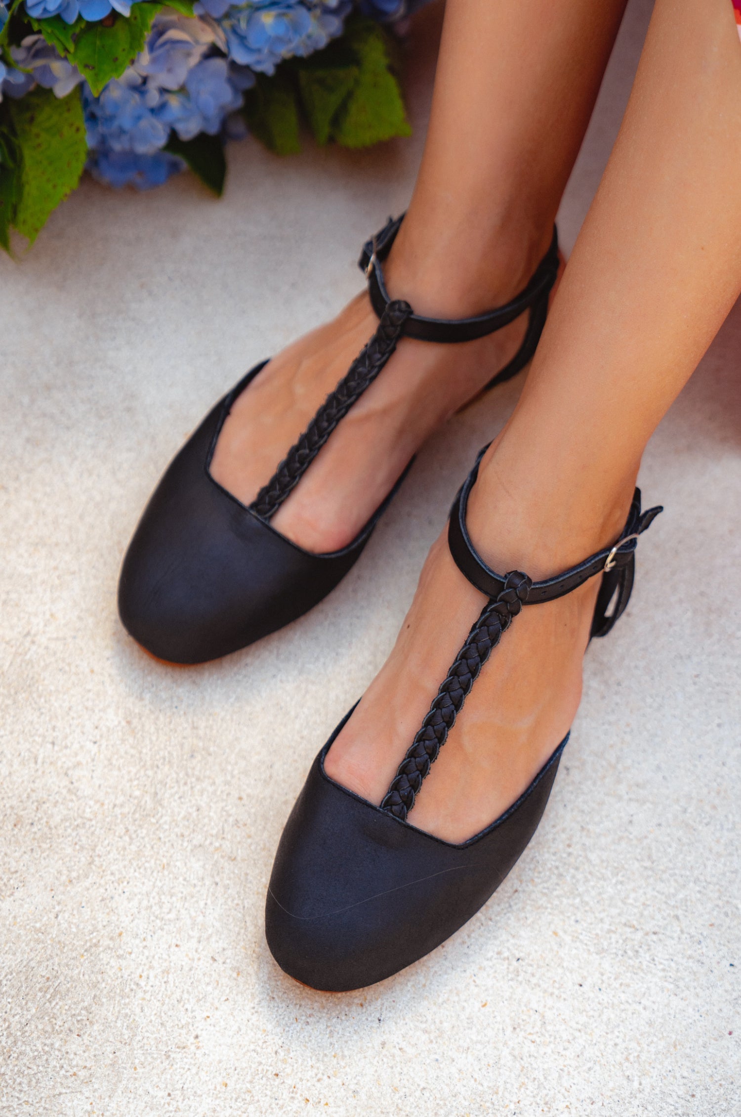 The Tresser T-Strap Flats
